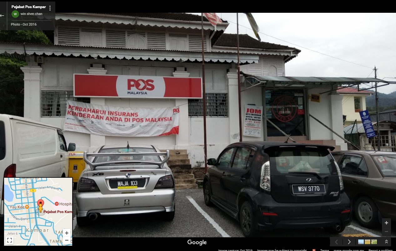 Pos booking pejabat POS MALAYSIA